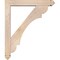 Ekena Millwork Olympic Arts and Crafts Smooth Bracket w/ Offset Brace, Douglas Fir, 5 1/2"W x 32"D x 38"H BKT0604X32X38OLY03SDF - alternate 2
